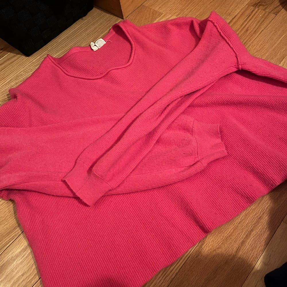 Pink Dolman Sweater